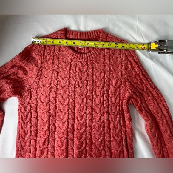 American Eagle Outfitters Cable Knit Sweater - Orange - NWT - Picture 8 of 12